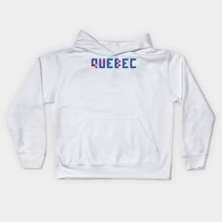 Pixel Hockey City Quebec 1995 Retro Kids Hoodie